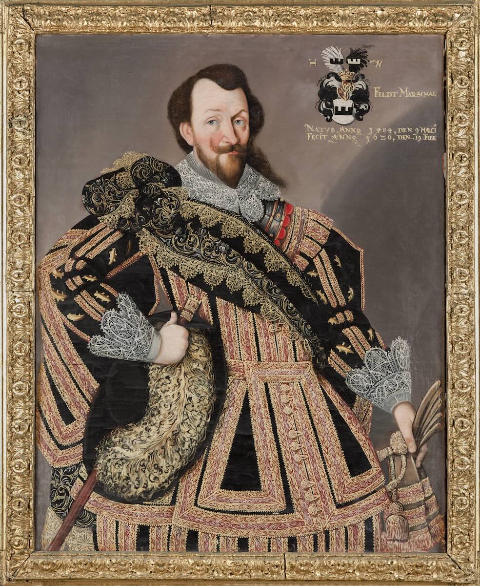 Herman Wrangel's wedding portrait